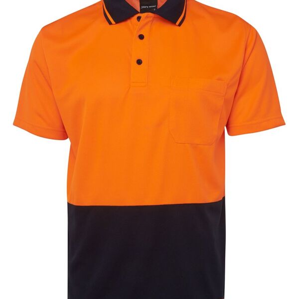 JB's Hi Vis Non Cuff Traditional Polo - Adults Thumbnail
